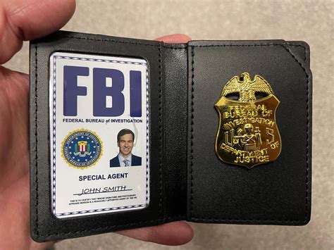 gov websites use HTTPS. . What does a real fbi badge and id look like